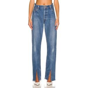 Eb Denim High Rise Blue Split Hem Og Denim Jeans Size 30